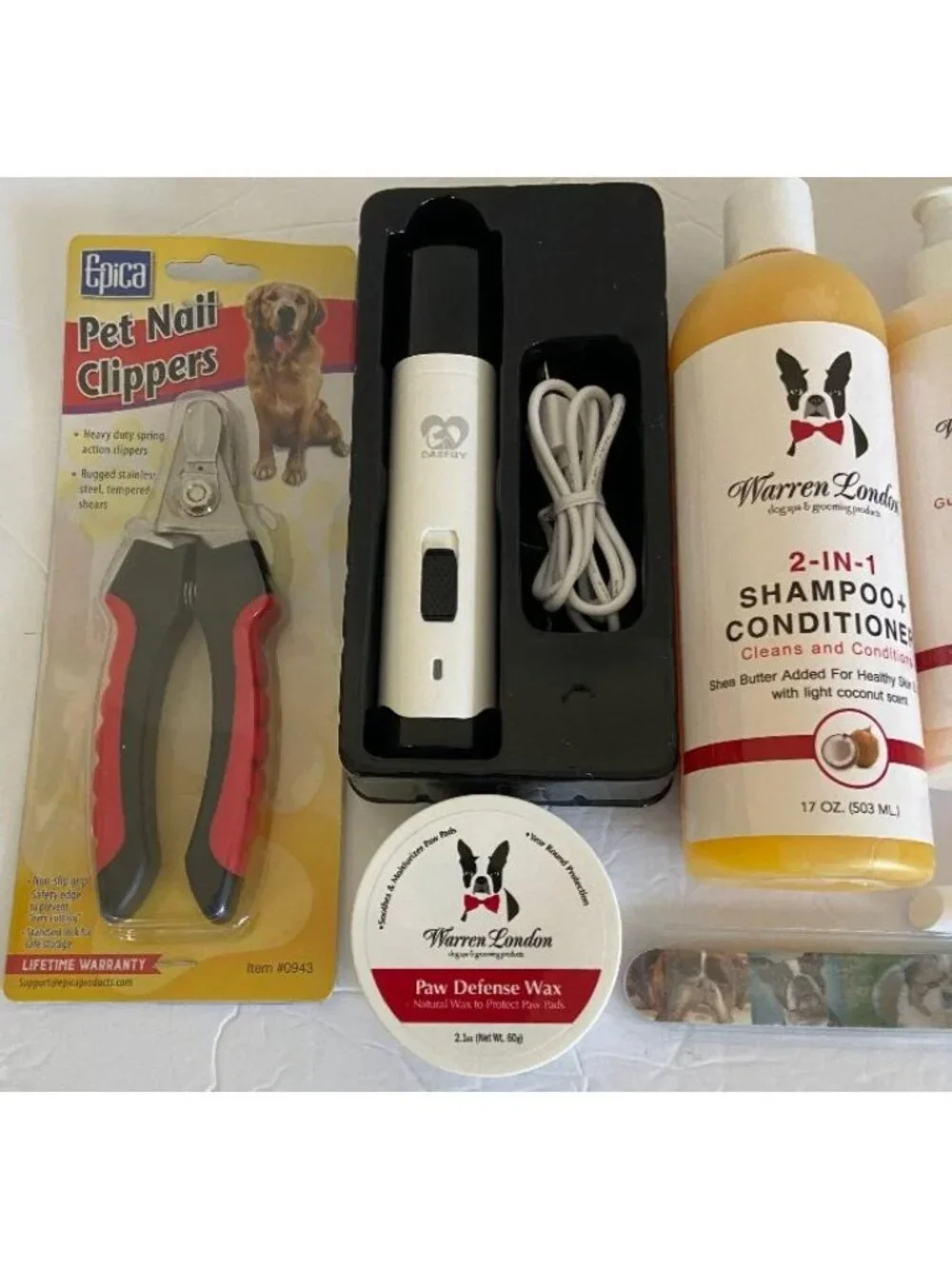 Warren London Dog Spa Grooming Products Set of 11 Pieces - NEW - NO BOX